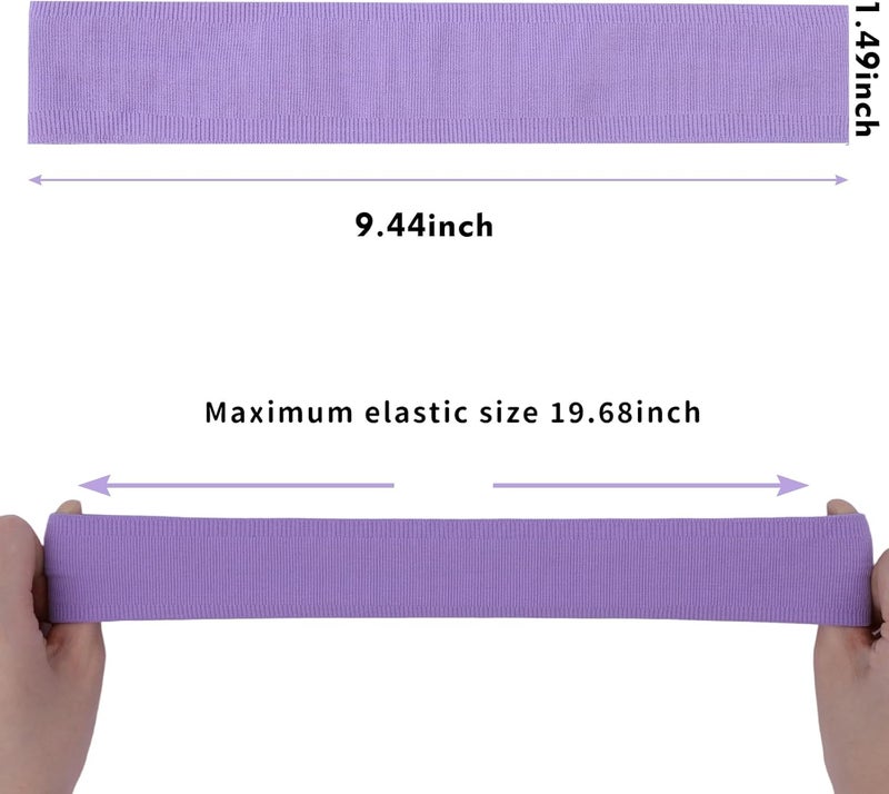 ONEYE Workout Headbands Non Slip Headband Sport Headbands Sweatbands Elastic Sport Hair Bands for Sports Travel Indoor Fitness Gym - Image 4